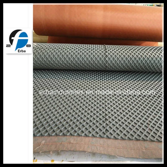 Supar Abrasive Long Service Life Square Rubber Belt Diamond Conveyor Belt