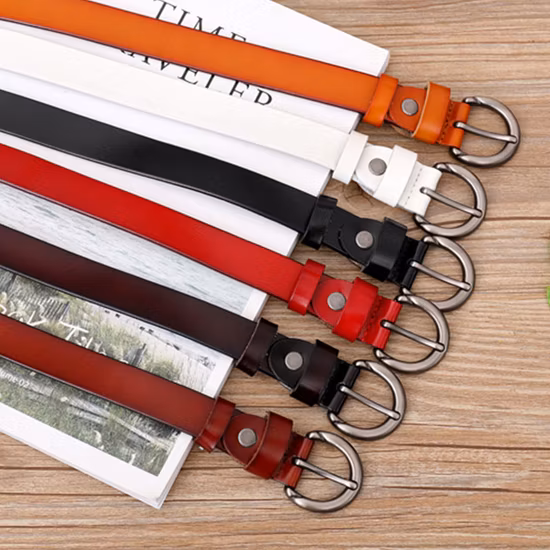 工場卸売 OEM ファッション女性のカジュアル ベルト PU レザー ベルト